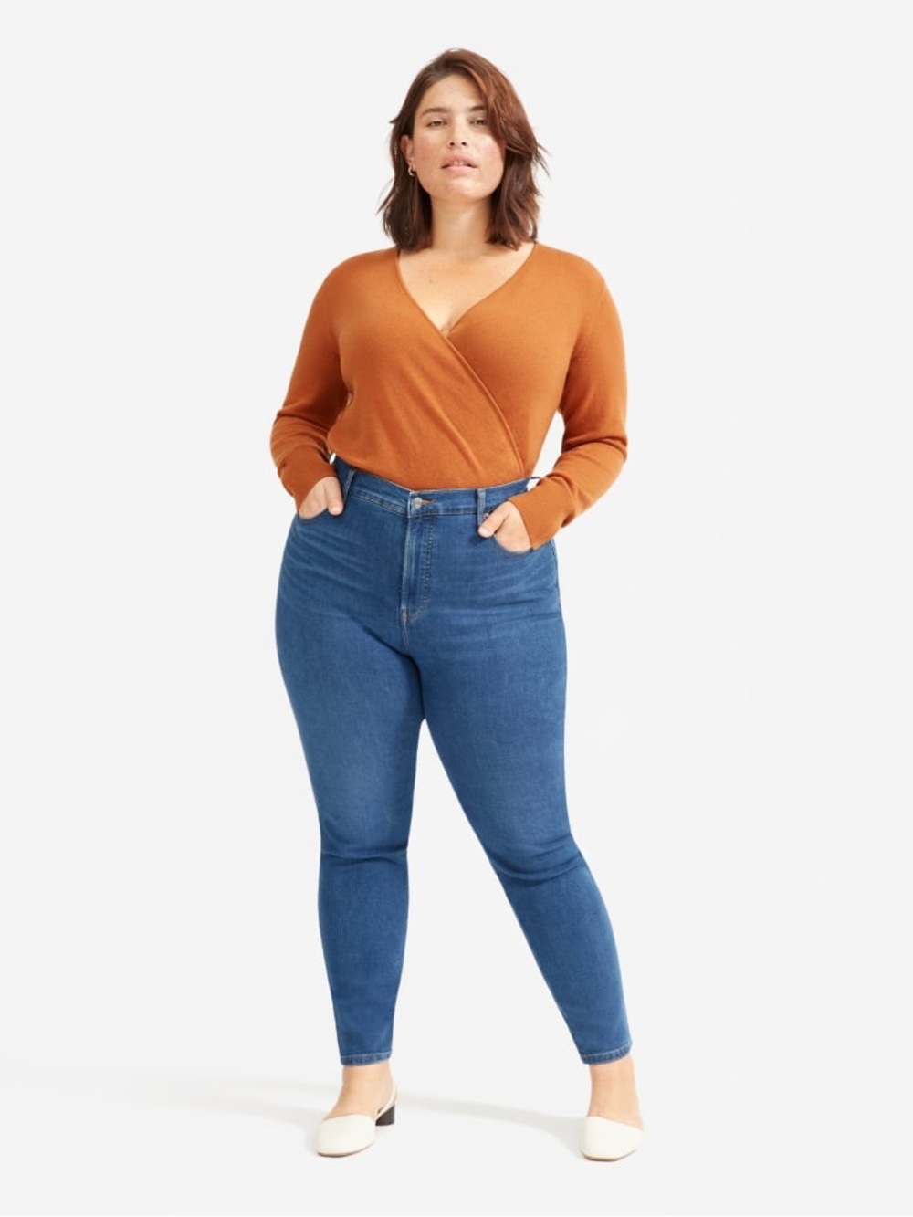 Everlane High Rise Skinny blue jean Size 30 regular